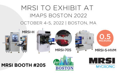 MRSI will be attending and sponsoring IMAPS Boston 2022
