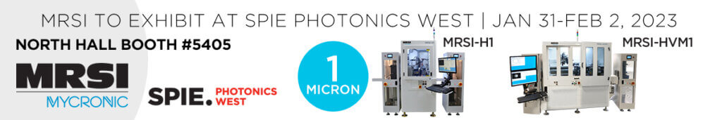 Mycronic SPIE Photonics West Banner 2023 1200x200 Ad 2022