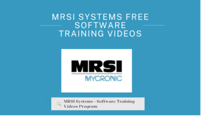 Watch MRSI’s Software Training Videos