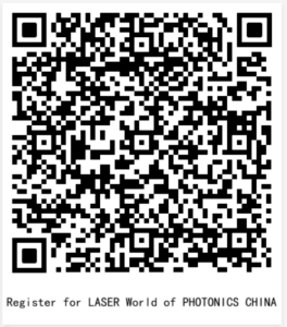 QR Code Register for Laser World of Photonics China 2023